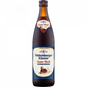 Bouteille de bière allemande Doppelbock Brasserie WELTENBURG ASAM BOCK fut Oktoberfest Munich