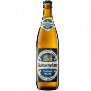 Bouteille de bière allemande Blonde Helles / Münchner Hell Brasserie WEIHENSTEPHAN ORIGINAL HELLES fut Oktoberfest Munich