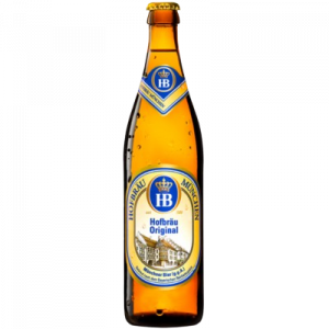Bouteille de bière allemande Blonde Lager Brasserie HOFBRAU MUNCHEN ORIGINAL fut Oktoberfest Munich