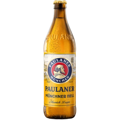 Bouteille de bière allemande Blonde Helles / Münchner Hell Brasserie PAULANER ORIGINAL / MÜNCHNER HELL fut Oktoberfest Munich